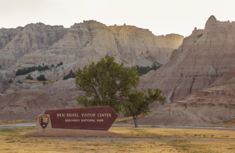 Badlands National Park — Cedar Pass Campground — Interior