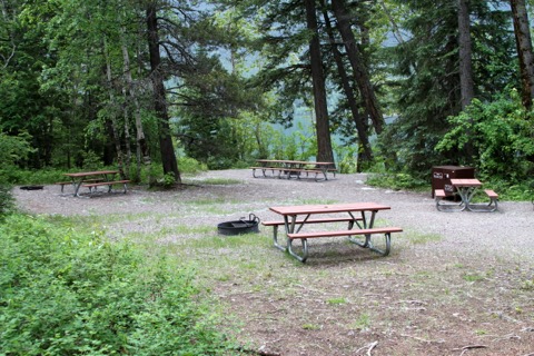 Fish Creek Campground — Glacier National Park