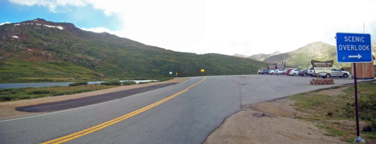 Independence Pass Panorama from Highway 82, Colorado