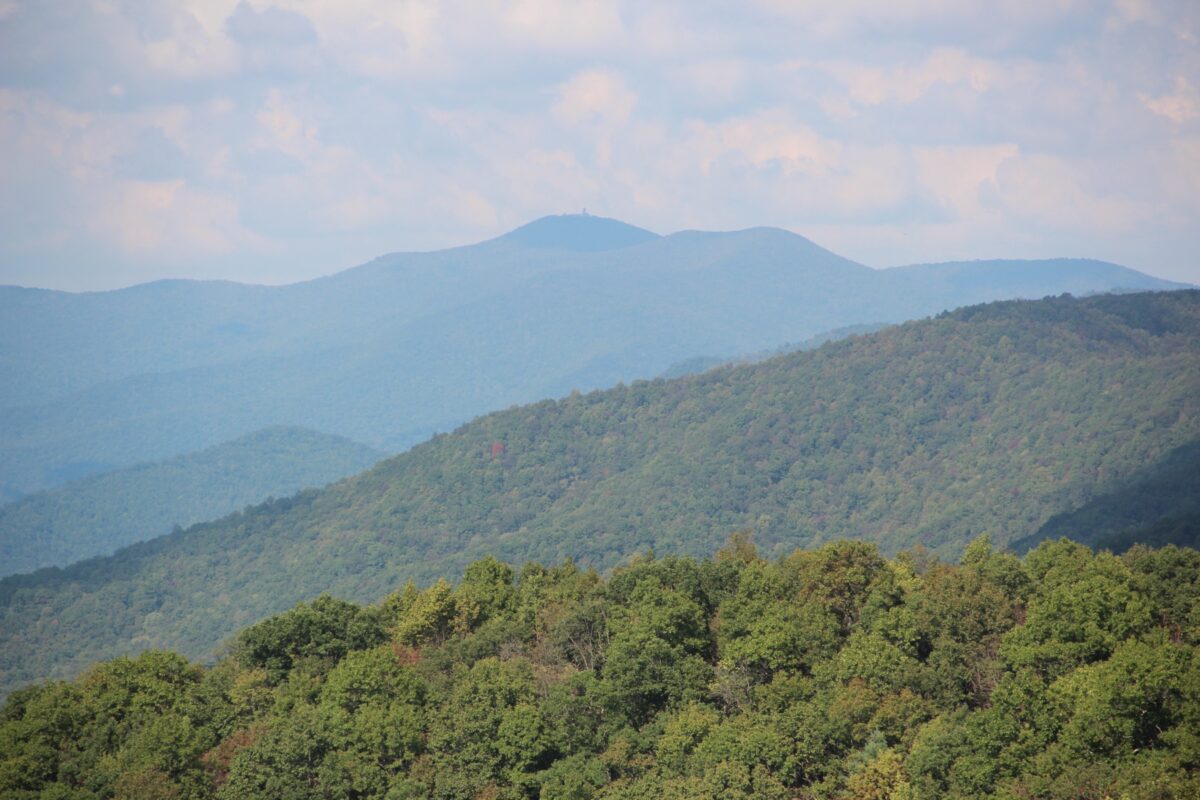 Brasstown Bald from Hogpen Gap, Georgia