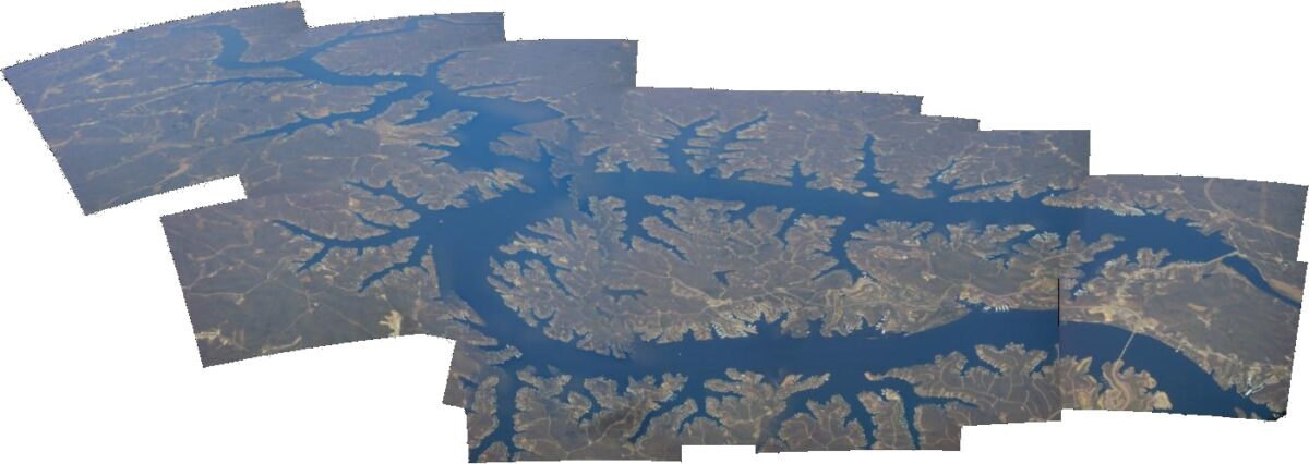 Aerial Panorama of Lake of the Ozarks, Missouri