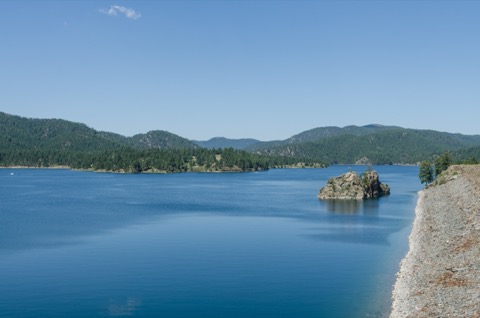 Pactola Reservoir — near Rapid City