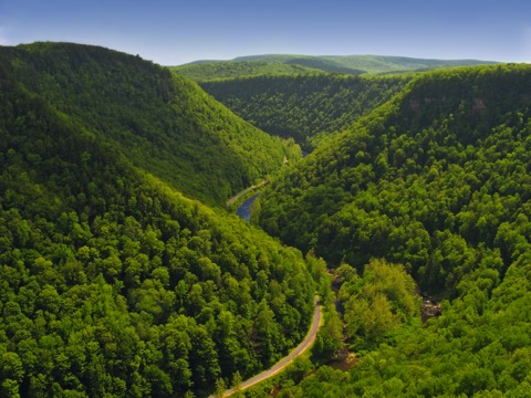 Pine Creek Gorge (West Rim Trail) — Wellsboro